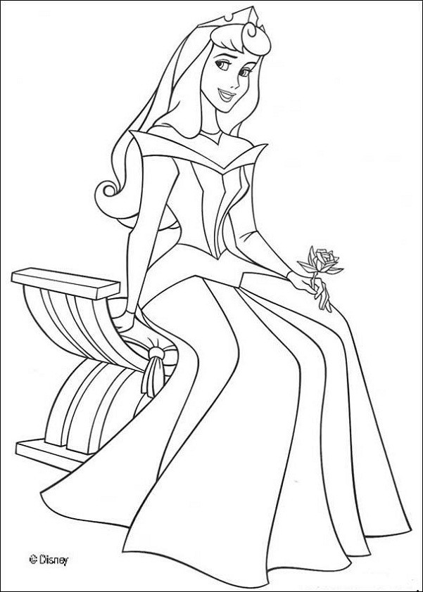Printable Princess Coloring Pages
 Disney Princess coloring pages Free Printable