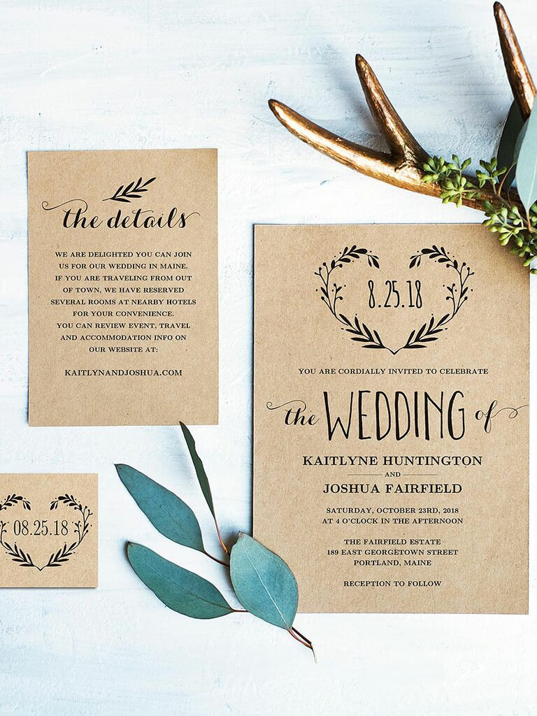Printable Rustic Wedding Invitations
 16 Printable Wedding Invitation Templates You Can DIY