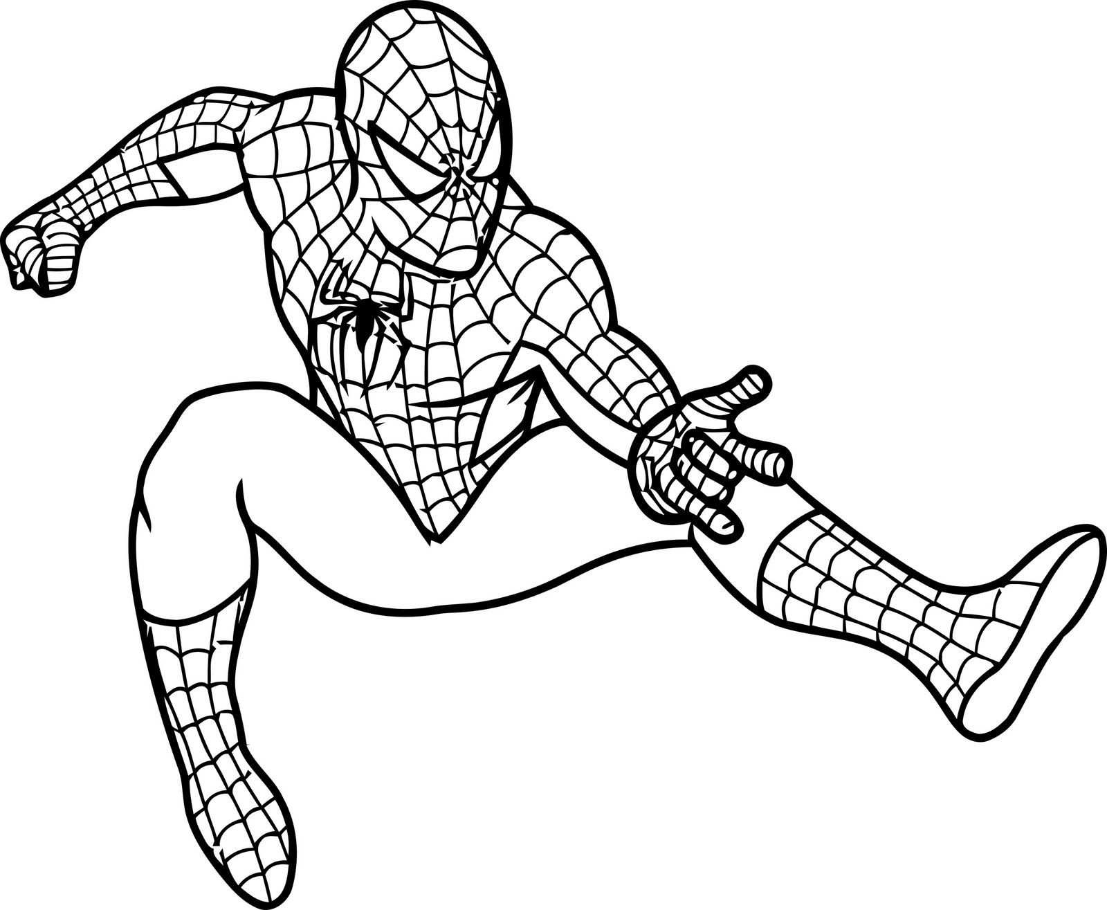 Printable Spiderman Coloring Pages
 Free Printable Spiderman Coloring Pages For Kids