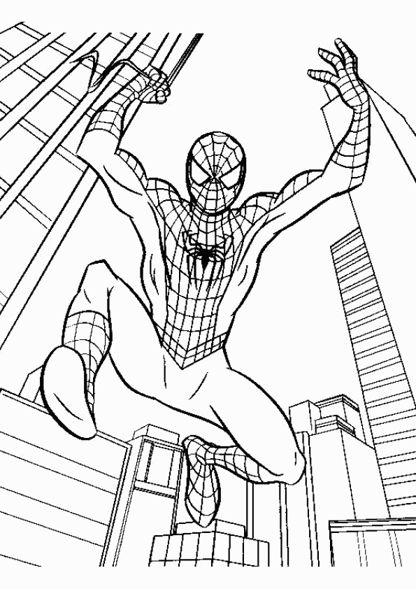 Printable Spiderman Coloring Pages
 Coloring Pages Spiderman Free Printable Coloring Pages
