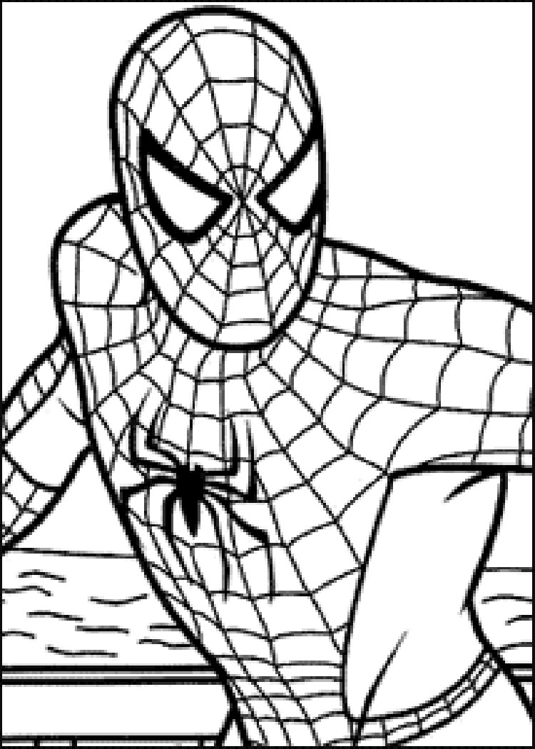 Printable Spiderman Coloring Pages
 Interactive Magazine Coloring pictures of spiderman