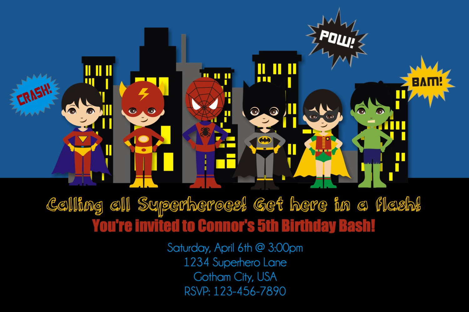 Printable Superhero Birthday Invitations
 FREE Printable Superhero Birthday Invitations – FREE