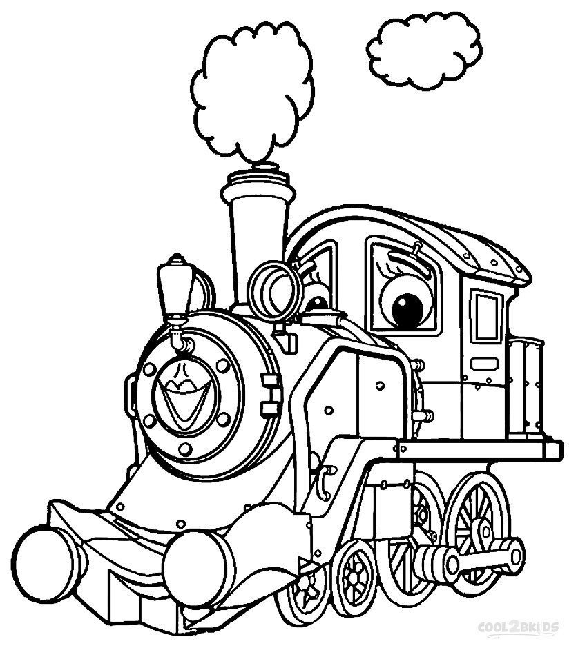 Printable Toddler Coloring Pages
 Printable Chuggington Coloring Pages For Kids