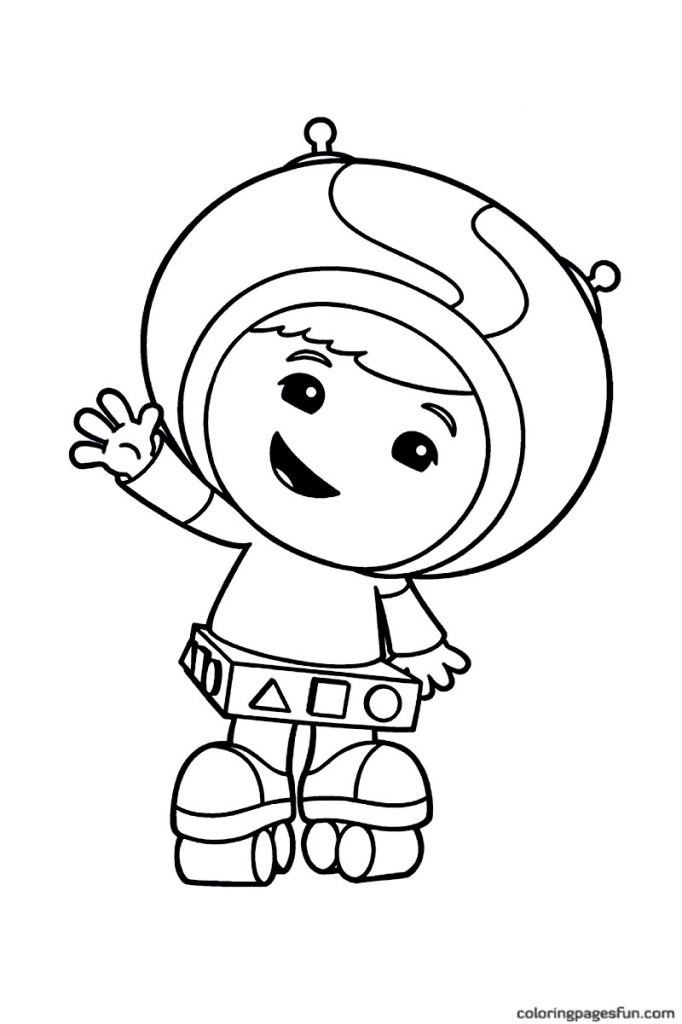 Printable Toddler Coloring Pages
 Free Printable Team Umizoomi Coloring Pages For Kids