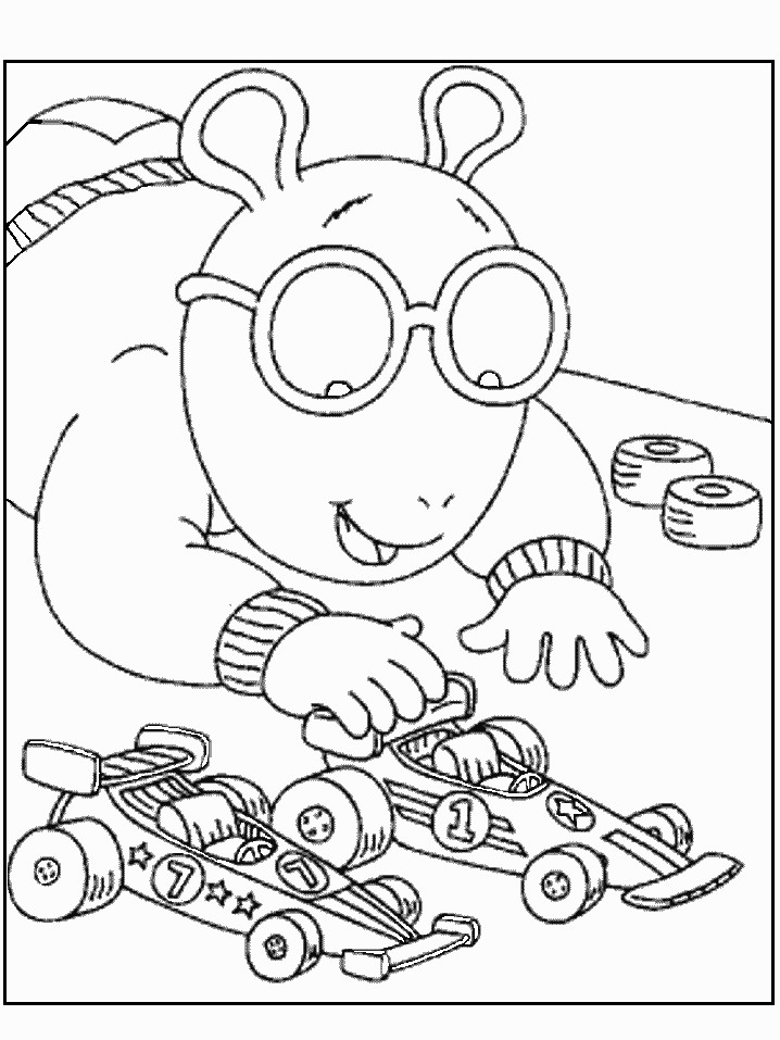 Printable Toddler Coloring Pages
 Free Printable Arthur Coloring Pages For Kids