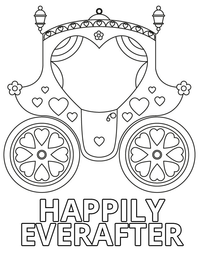 Printable Wedding Coloring Pages
 17 wedding coloring pages for kids who love to dream about