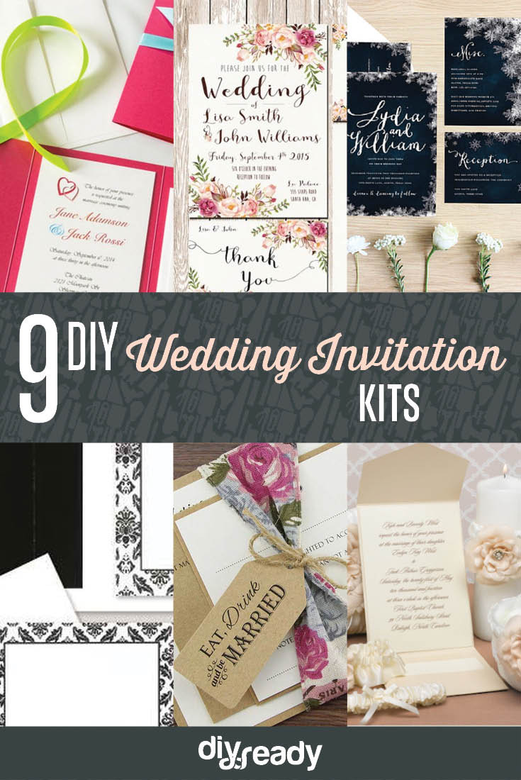 Printable Wedding Invitations Kits
 DIY Wedding Invitation Kits DIY Ready