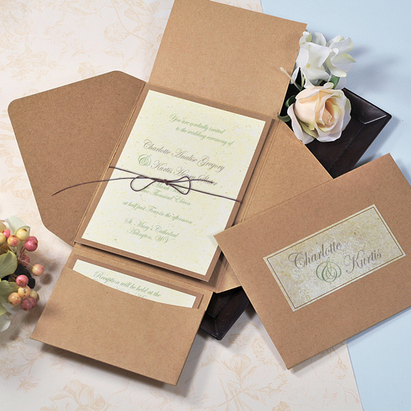 Printable Wedding Invitations Kits
 Premium Self Mailer Invitation Kit Couture Bridal