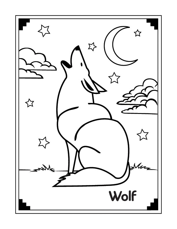 Printable Wolf Coloring Pages
 Wolf Coloring Pages Free Printable Coloring