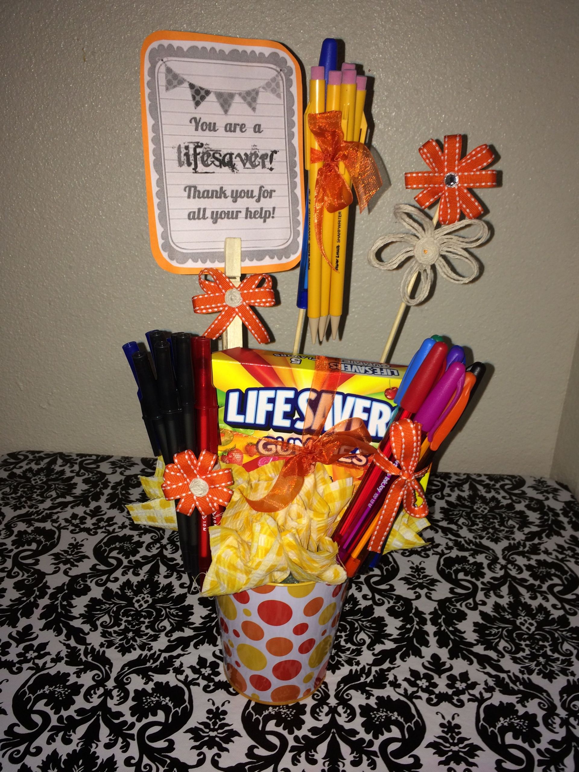 Professional Thank You Gift Ideas
 Gift for a Secretary or volunteer moms at your school