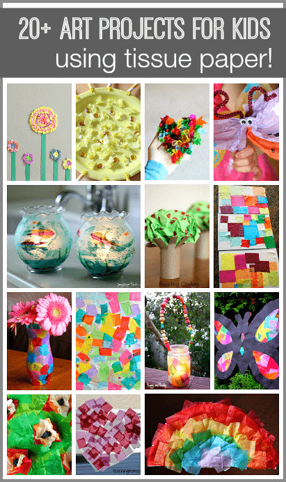 Projects To Do With Kids
 20 Tissue Paper Crafts for Kids Buggy and Buddy