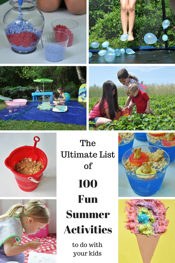 Projects To Do With Kids
 The Ultimate List of 100 Fun Summer Activities To Do With