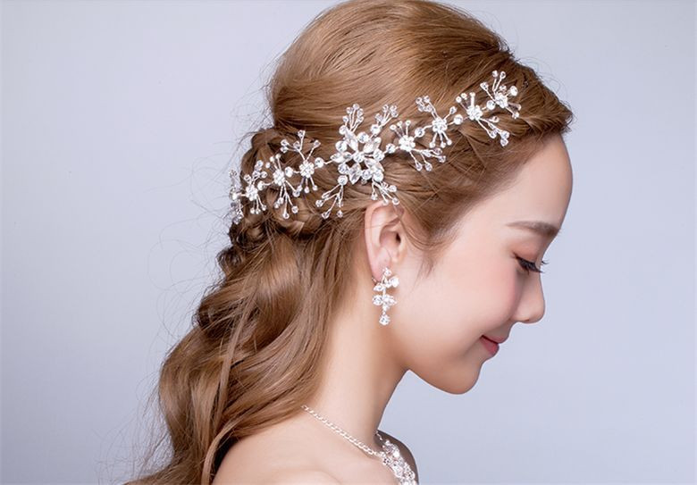 Prom Hairstyle Accessories
 Crystal Rhinestone Wedding Bridal Prom Headband Tiara