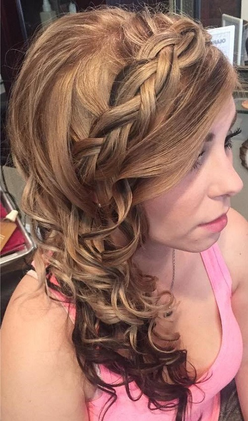 Prom Hairstyles Curled
 45 Side Hairstyles for Prom to Please Any Taste