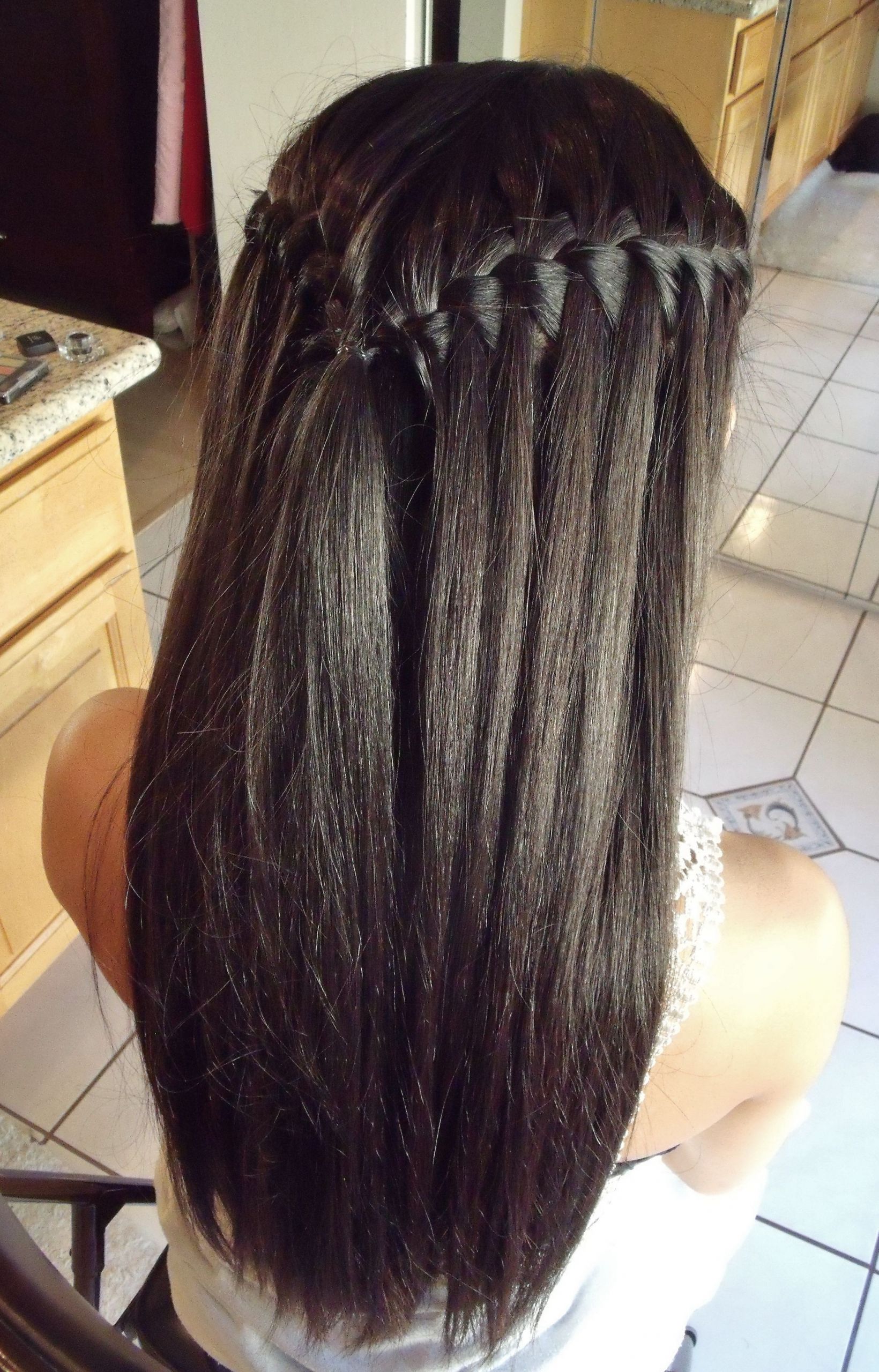 Prom Hairstyles For Straight Hair
 This hairstyle is parted down the middle at the front