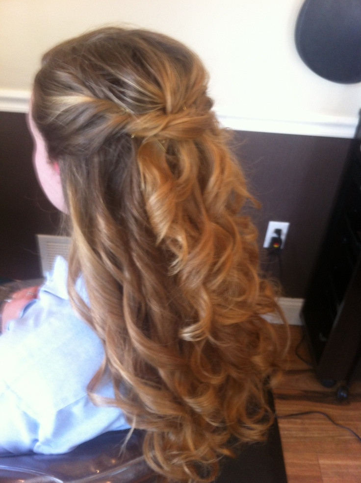 Prom Hairstyles Half Up Do
 Prom half updo prom hair Pinterest