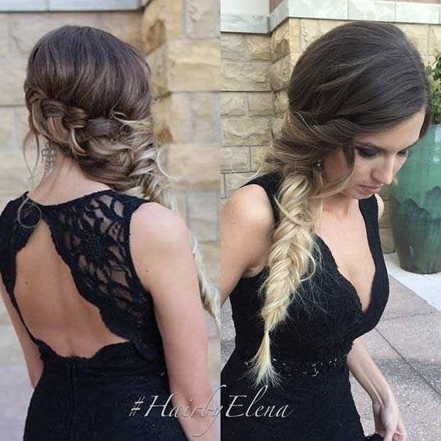 Prom Hairstyles To The Side
 21 Pretty Side Swept Hairstyles for Prom