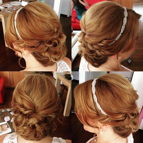Prom Hairstyles With Headband
 20 Hairstyles with Headbands for Casual and Festive Looks