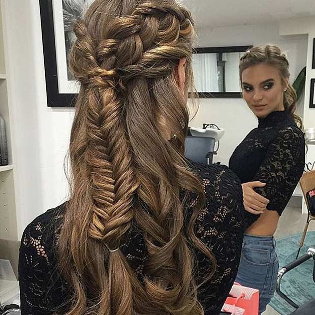 Prom Half Up Hairstyles
 31 Half Up Half Down Prom Hairstyles