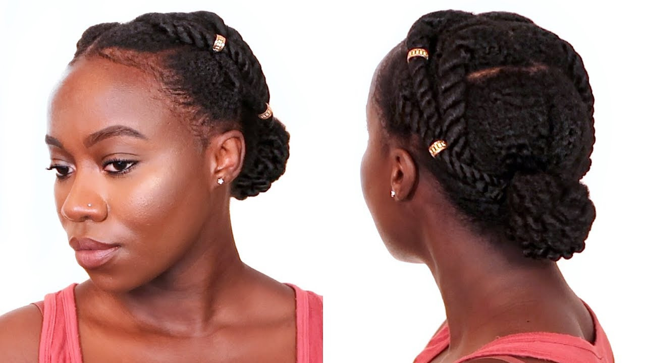 Protective Hairstyles For Short Natural Hair
 EASY GO TO PROTECTIVE STYLE ON 4C HAIR
