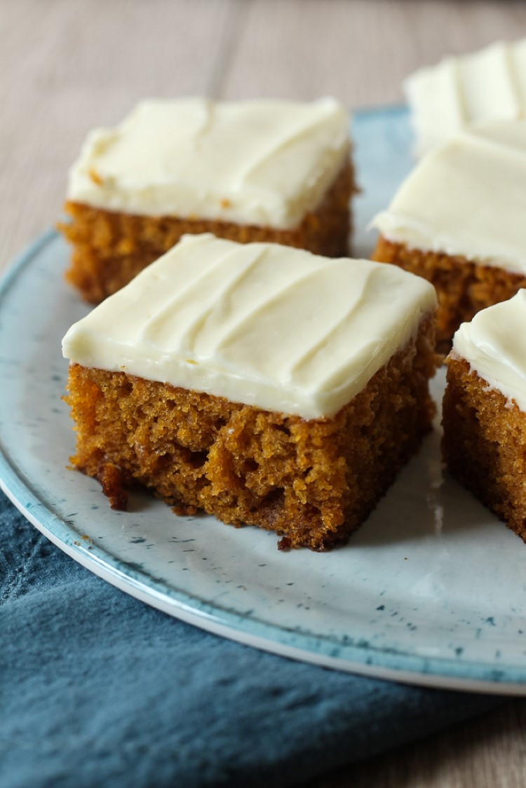 Pumpkin Baking Recipes
 Pumpkin Bars with Cream Cheese Frosting Chocolate With Grace