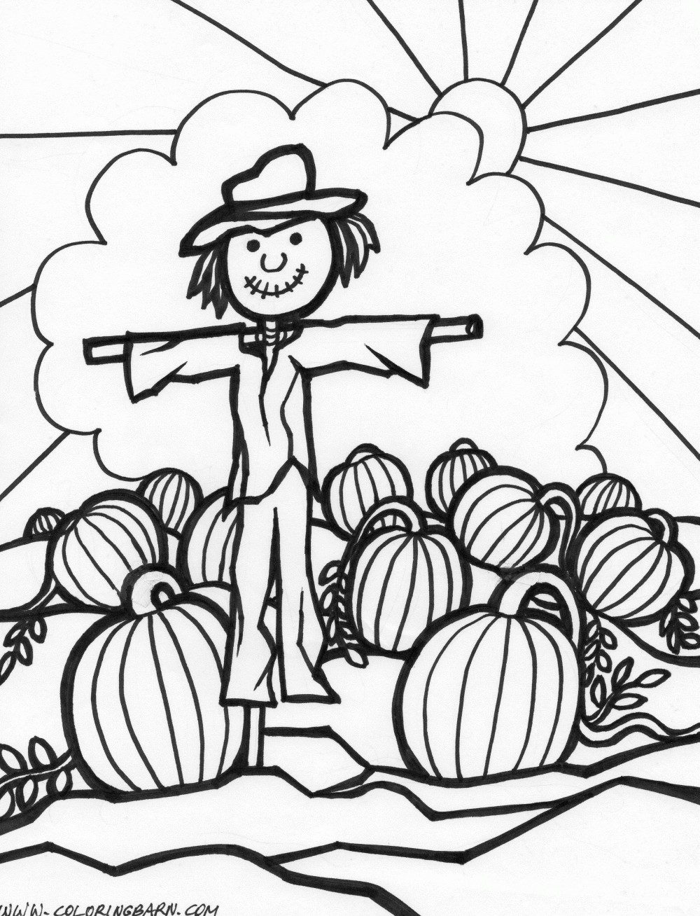 Pumpkin Coloring Pages For Toddlers
 transmissionpress Pumpkin Patch Coloring Page