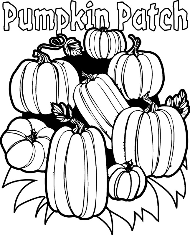 Pumpkin Coloring Pages For Toddlers
 Pumpkins Coloring Pages To Celebrate Thanksgiving