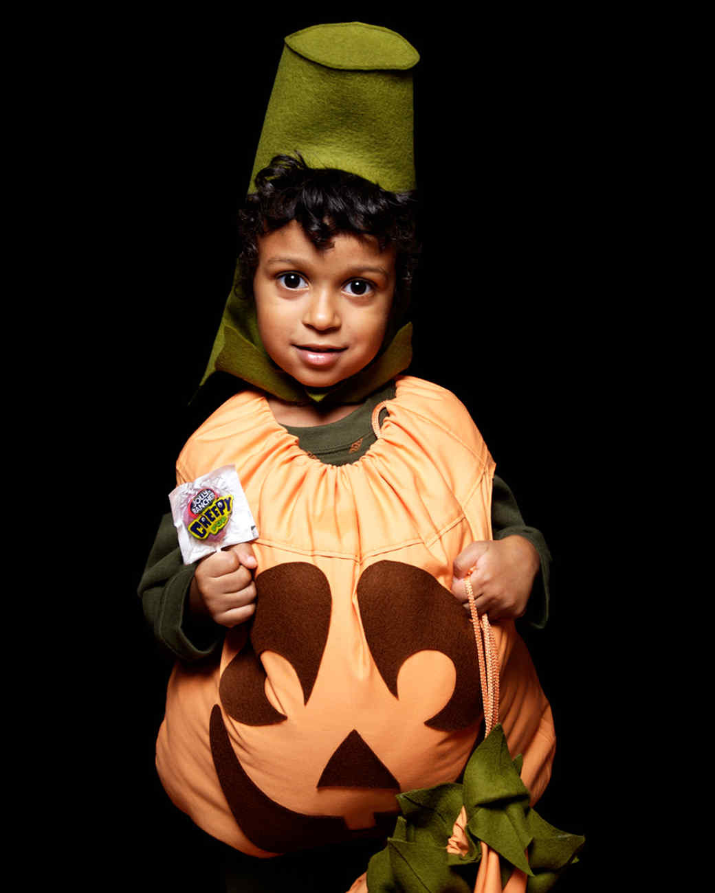 Pumpkin Costume DIY
 Homemade Kids Halloween Costumes