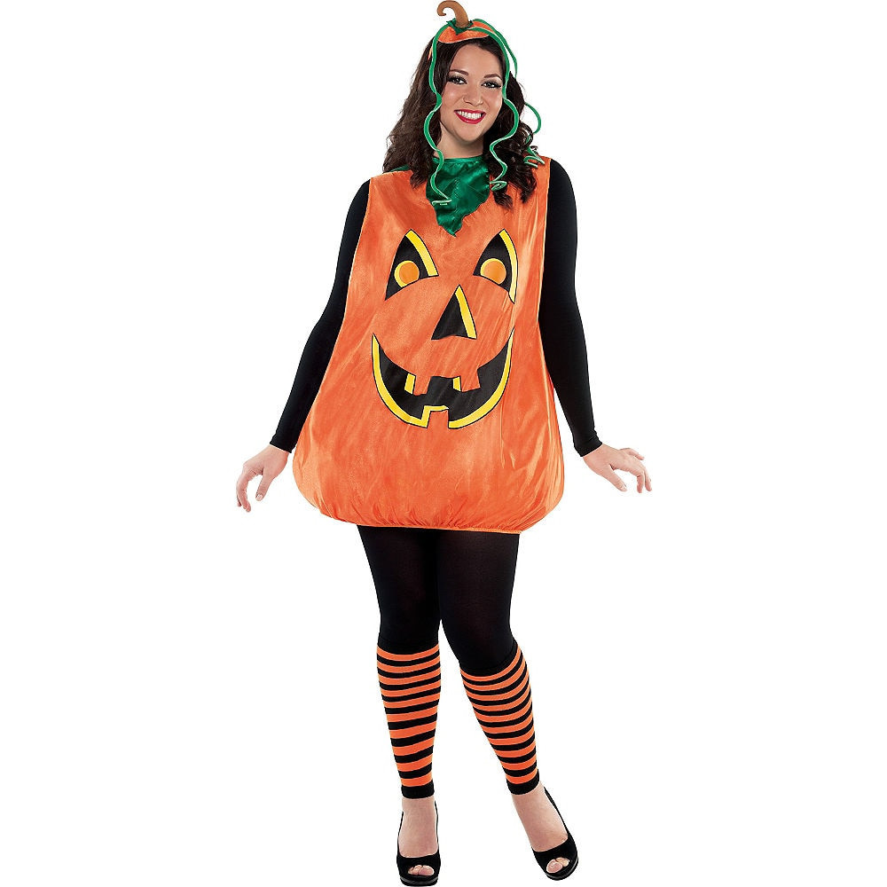 Pumpkin Costume DIY
 Adult Pretty Pumpkin Costume Plus Size