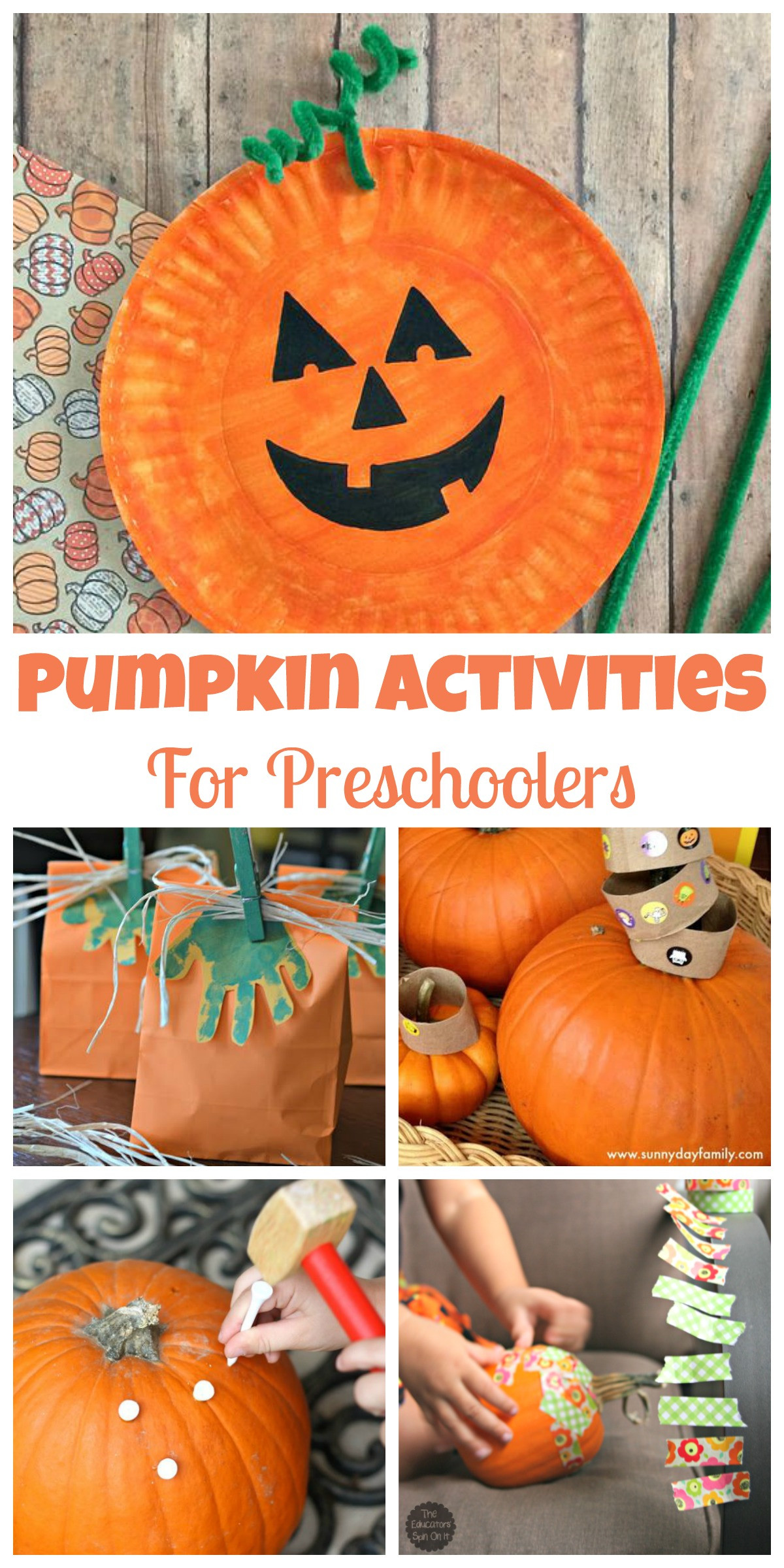 Pumpkin Craft Ideas Preschoolers
 Easy Pumpkin Activities for Preschoolers Happy Home Fairy