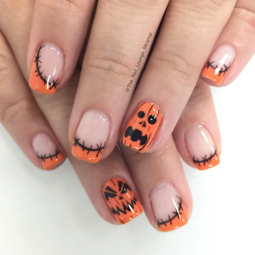 Pumpkin Nail Designs
 Living TRUE – Model Blog Getting Spooky