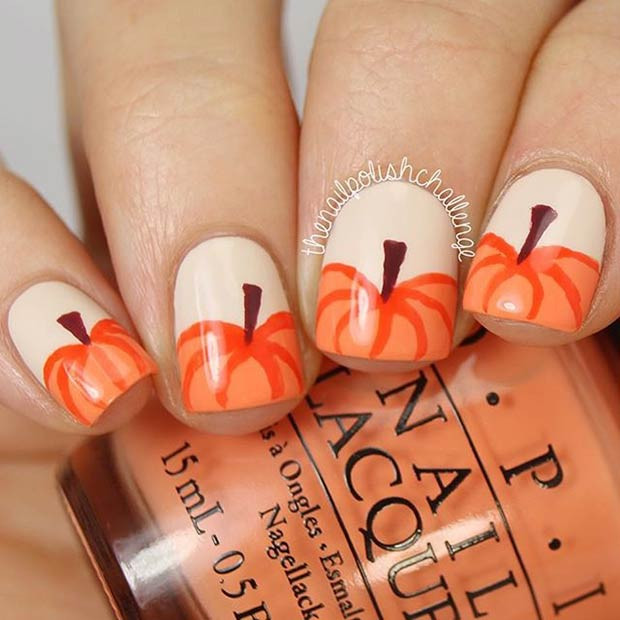 Pumpkin Nail Designs
 Fun Pumpkin Nail Designs You Will Love To Copy This Fall