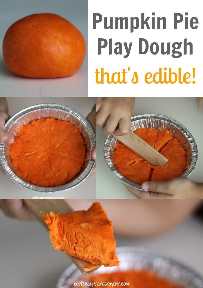 Pumpkin Pie Recipes For Kids
 Edible Pumpkin Pie Play Dough