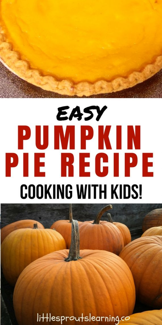 Pumpkin Pie Recipes For Kids
 Easy Pumpkin Pie Recipe Cooking with Kids