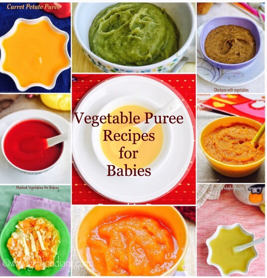 Puree Recipes For Baby
 Ve able Puree Recipes for Babies GKFoodDiary