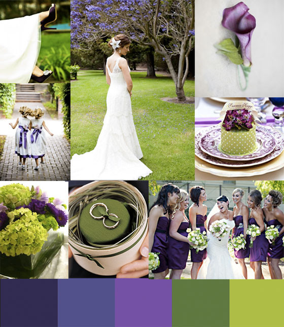 Purple And Green Wedding Colors
 Turning Back Time graphy Fresh And Funky Wedding Colors
