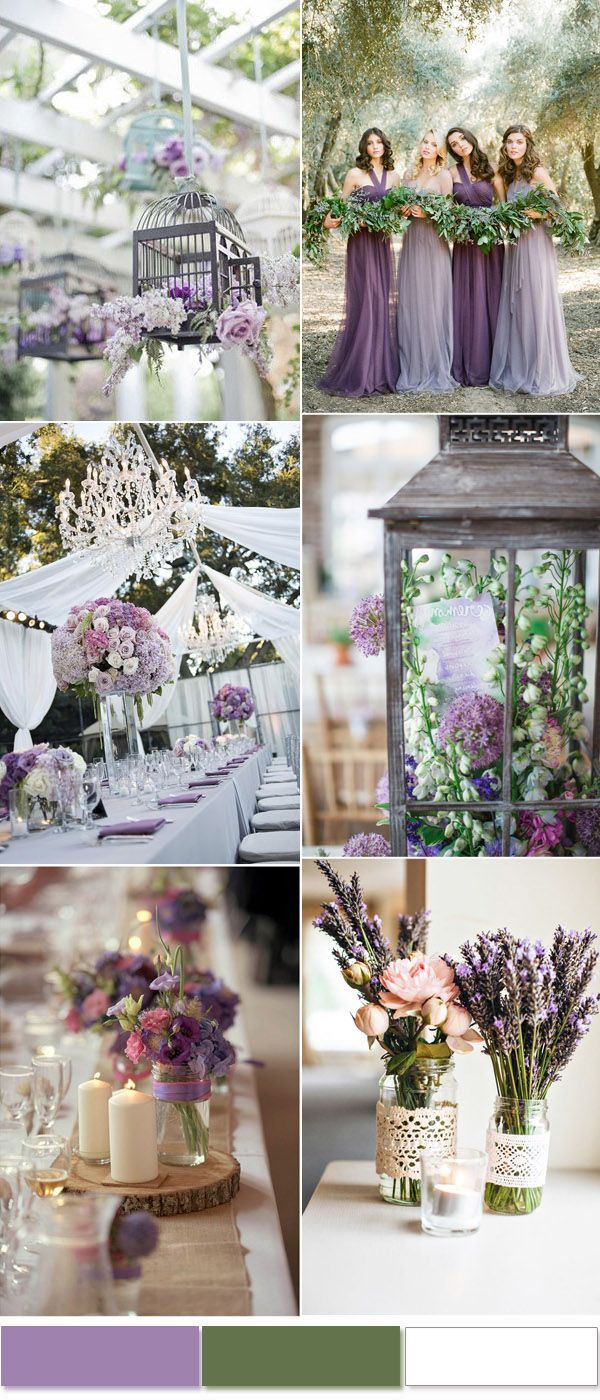 Purple And Green Wedding Colors
 2017 Most Trendy and Hot Color binations Based on the