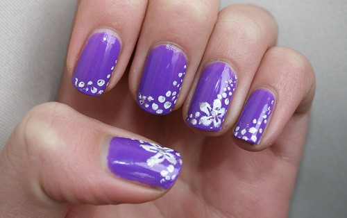 Purple And White Nail Designs
 55 Best Purple Nail Art Designs
