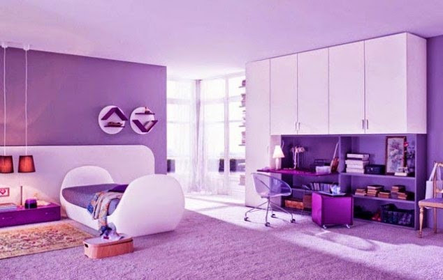 Purple Kids Bedroom Decorating Ideas
 Interior Design Purple Bedroom Design