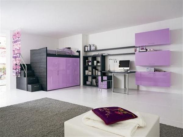 Purple Kids Bedroom Decorating Ideas
 Uzumaki Interior Design Modern Fantastic Colour Kids Bedroom