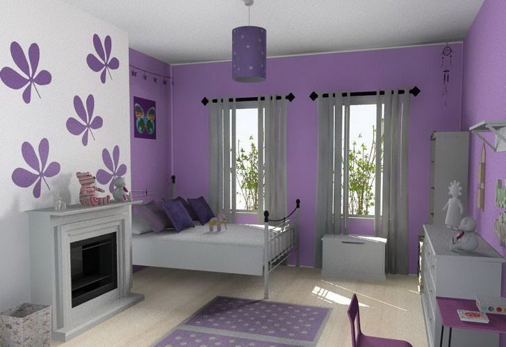 Purple Kids Bedroom Decorating Ideas
 Pin on Hello House