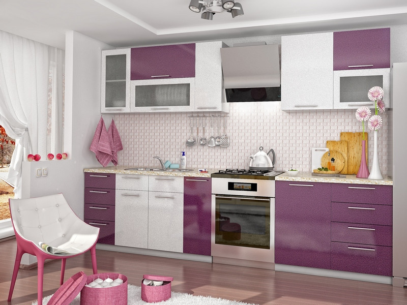Purple Kitchen Walls
 50 Modern Purple Kitchen cabinets designs catalog 2019