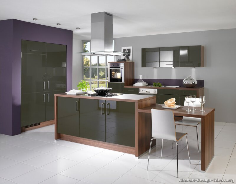 Purple Kitchen Walls
 Paint ideas for dining room with chair rail purple two