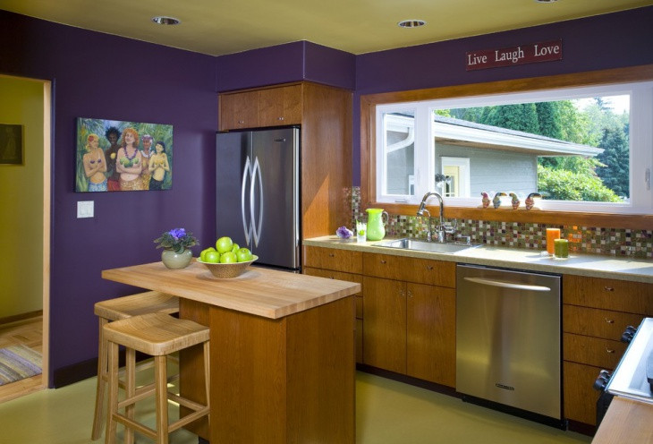 Purple Kitchen Walls
 19 Kitchen Wall Decor Ideas Designs