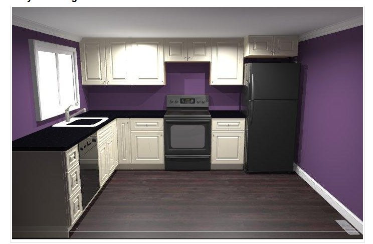 Purple Kitchen Walls
 GIY Goth It Yourself Kitchen Renovation Part 2 Let the