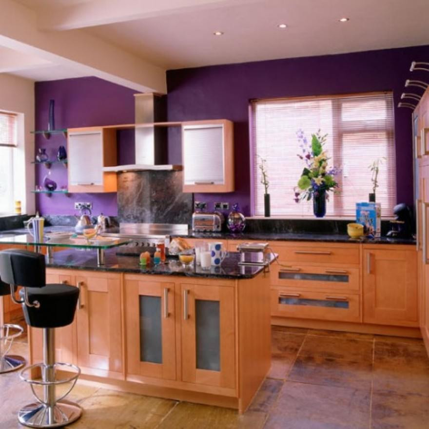 Purple Kitchen Walls
 Purple Re mended Kitchen Paint 920