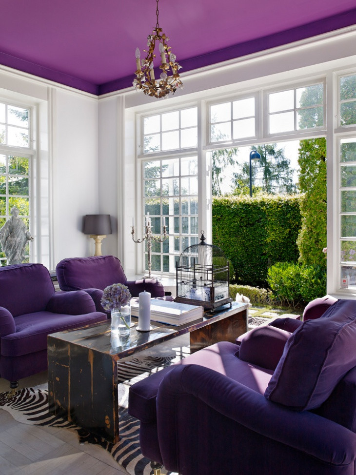 Purple Living Room Ideas
 18 Purple Living Room Designs Ideas