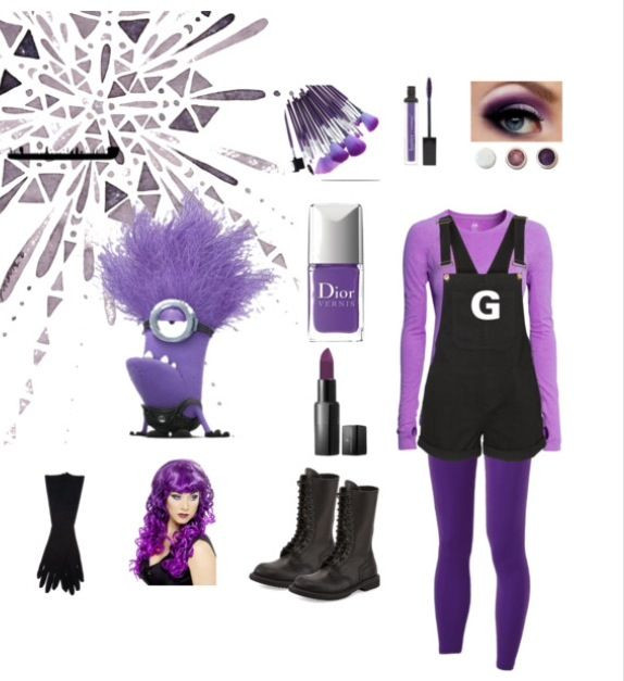 Purple Minion Costume DIY
 except the fact their symbol isnt "G" obviously they re
