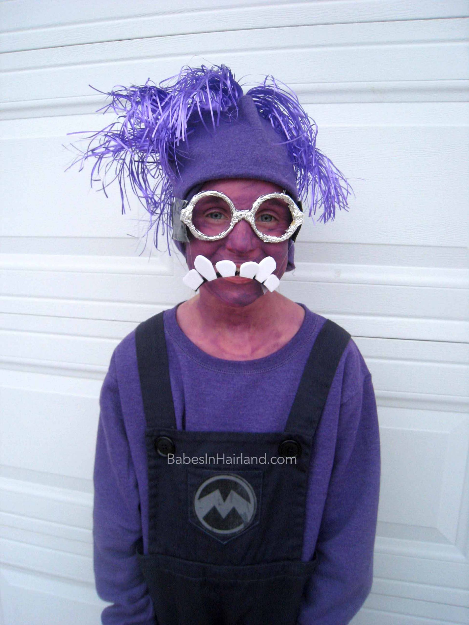 Purple Minion Costume DIY
 Purple Minion Halloween Costumes Babes In Hairland