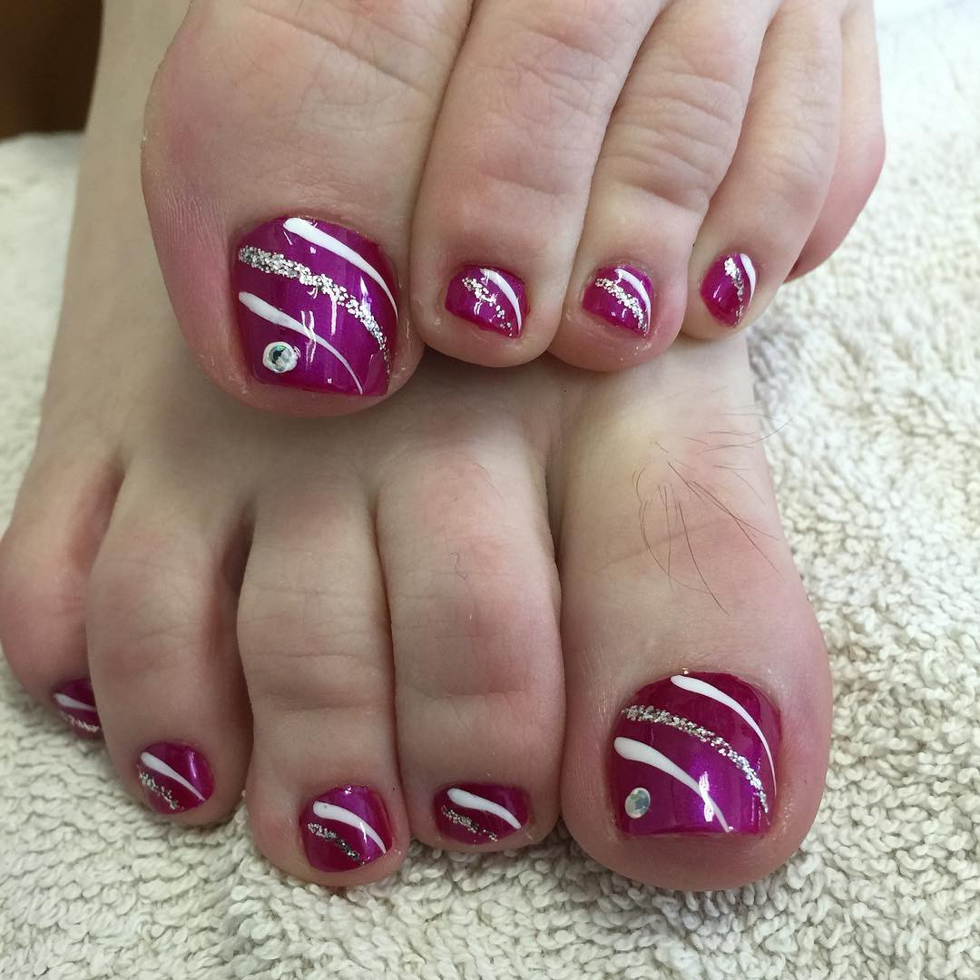 Purple Toe Nail Designs
 22 Fall Toe Nail Art Designs Ideas